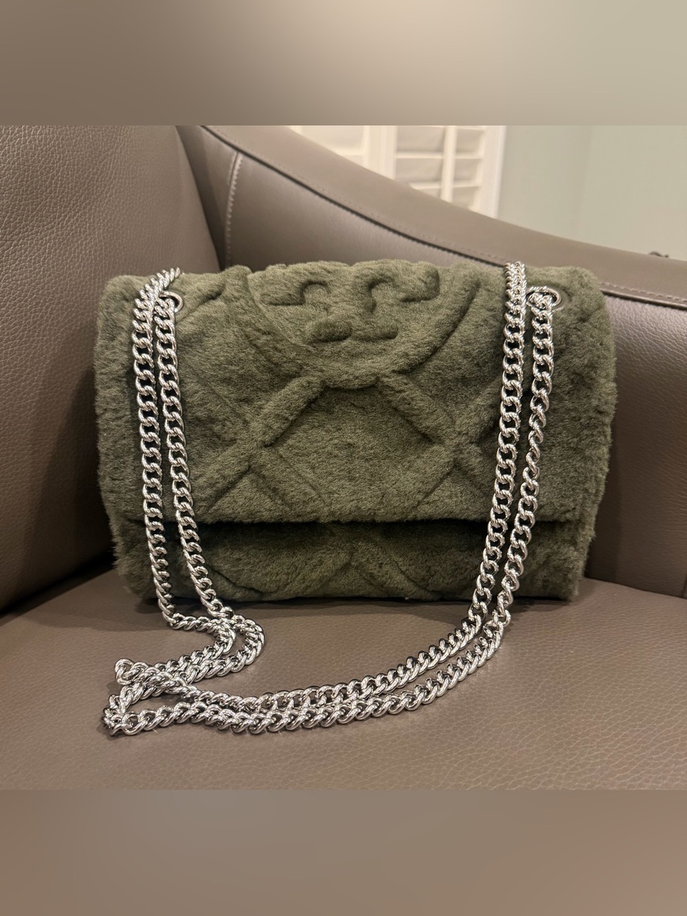 FLEMING SOFT SHEARLING CONVERTIBLE SHOULDER BAG